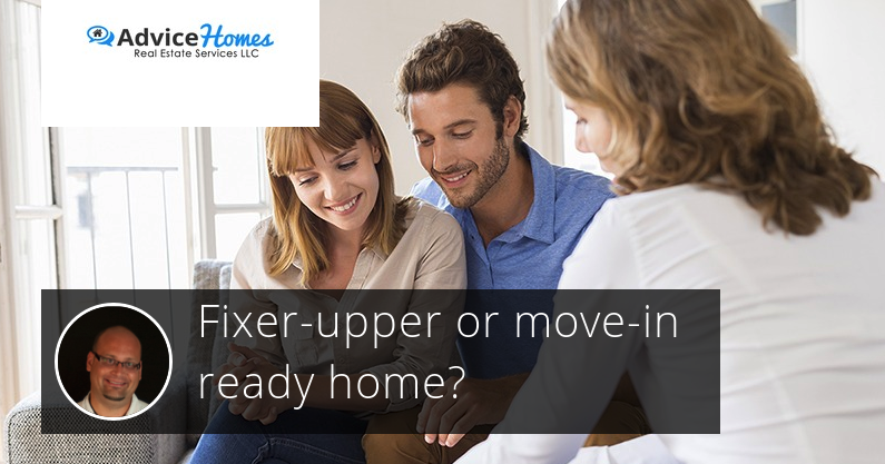 Should I buy a fixer upper or a move in ready home?